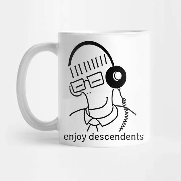 Descendents band cartoon style enjoyed music play design by ROCKHOPPER